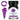 Bouteille d'encre pour stylo plume Monteverde USA® Core Purple Reign 30 ml