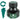 Monteverde USA® Core California Teal 90ml Fountain Pen Ink Bottle