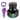 Bouteille d'encre Monteverde USA® Gemstone Amethyst 90 ml