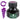 Bouteille d'encre pour stylo plume Monteverde USA® Core Purple Reign 90 ml