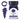 Bouteille d'encre Monteverde USA® Gemstone Tanzanite 30 ml